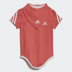 Dječji bodi adidas kratki rukav roza