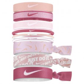Gumice za kosu Nike Ponytail SKU: N.000.3537.647 Cijena: 120,55 Kn Pakiranje 9 komada gumica Sportoro