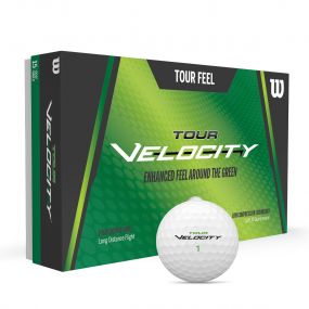 Golf loptice Wilson Tour Velocity Feel SKU: WGWR75000 Boja: bijela Pakiranje: 15 komada 