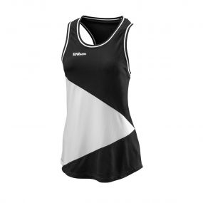 Ženska majica za tenis Wilson Team tank Boja: crno/bijela SKU: WRA795201 Cijena: 229,00 Kn Sportoro trgovina Osijek