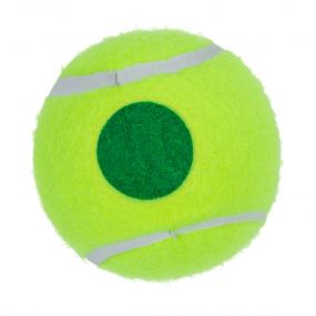 Loptice za tenis Polyfibre zelena točka