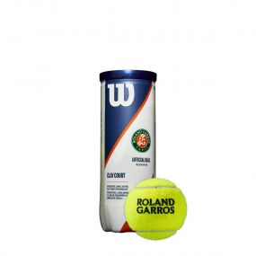 Tenis loptice Roland Garros clay Pakiranje 3 loptice u tubi SKU: WRT125000 Cijena: 64,04 Kn. Tenis oprema Sportoro.eu