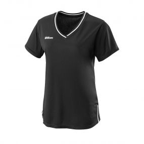 Ženska majica za tenis crna Cijena: 229,00 Kn Pogledaj ostale teniske majice Wilson u Sportoro trgovini za tenis